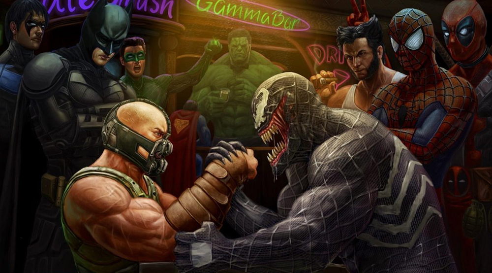 venom bane deadpool