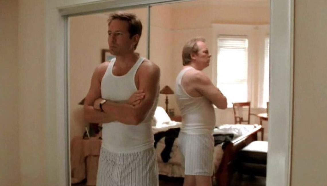 Michael McKean as Morris Fletcher david duchovny as fox mulder dreamland x-files