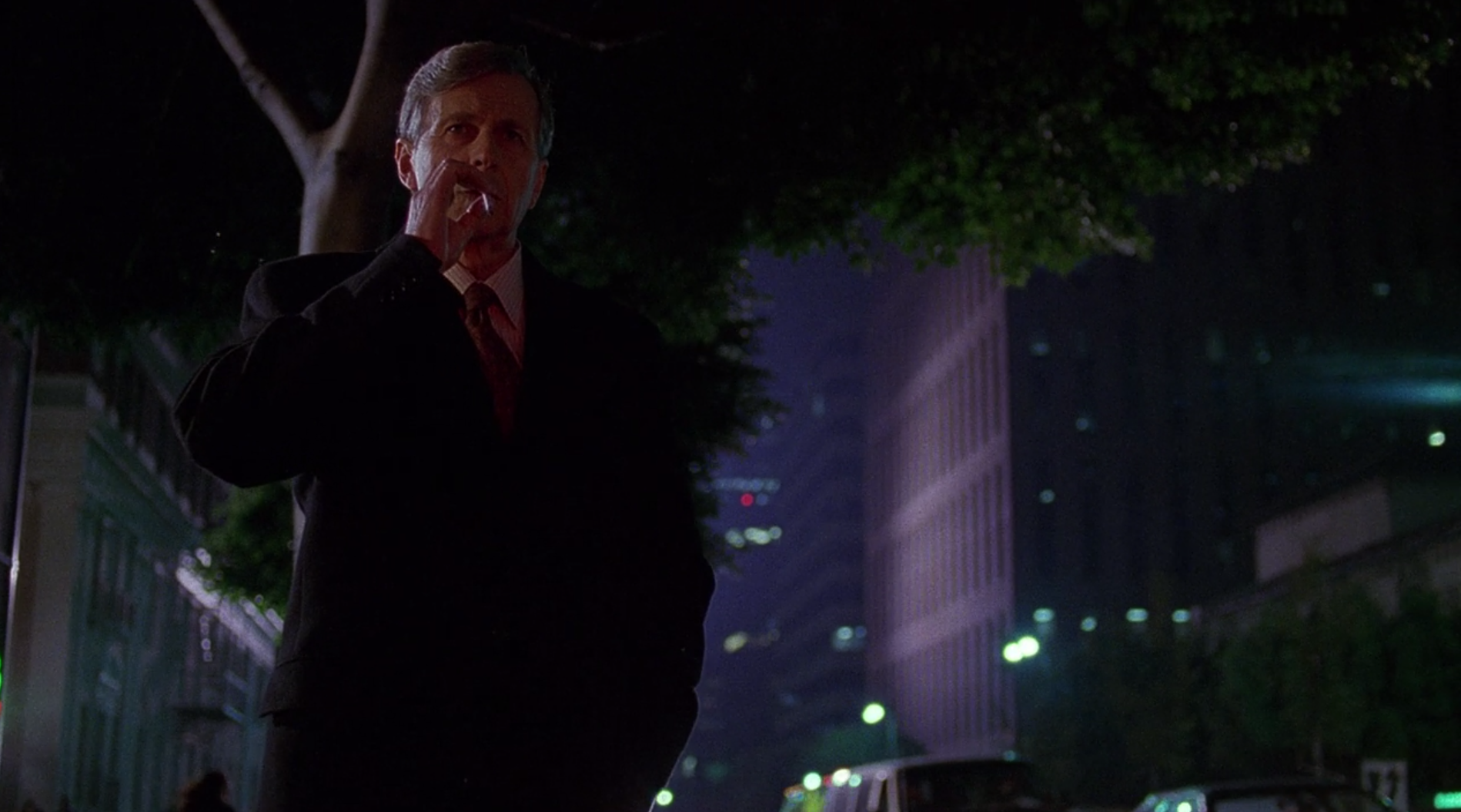 william b. davies as a cigarette smoking man x-files