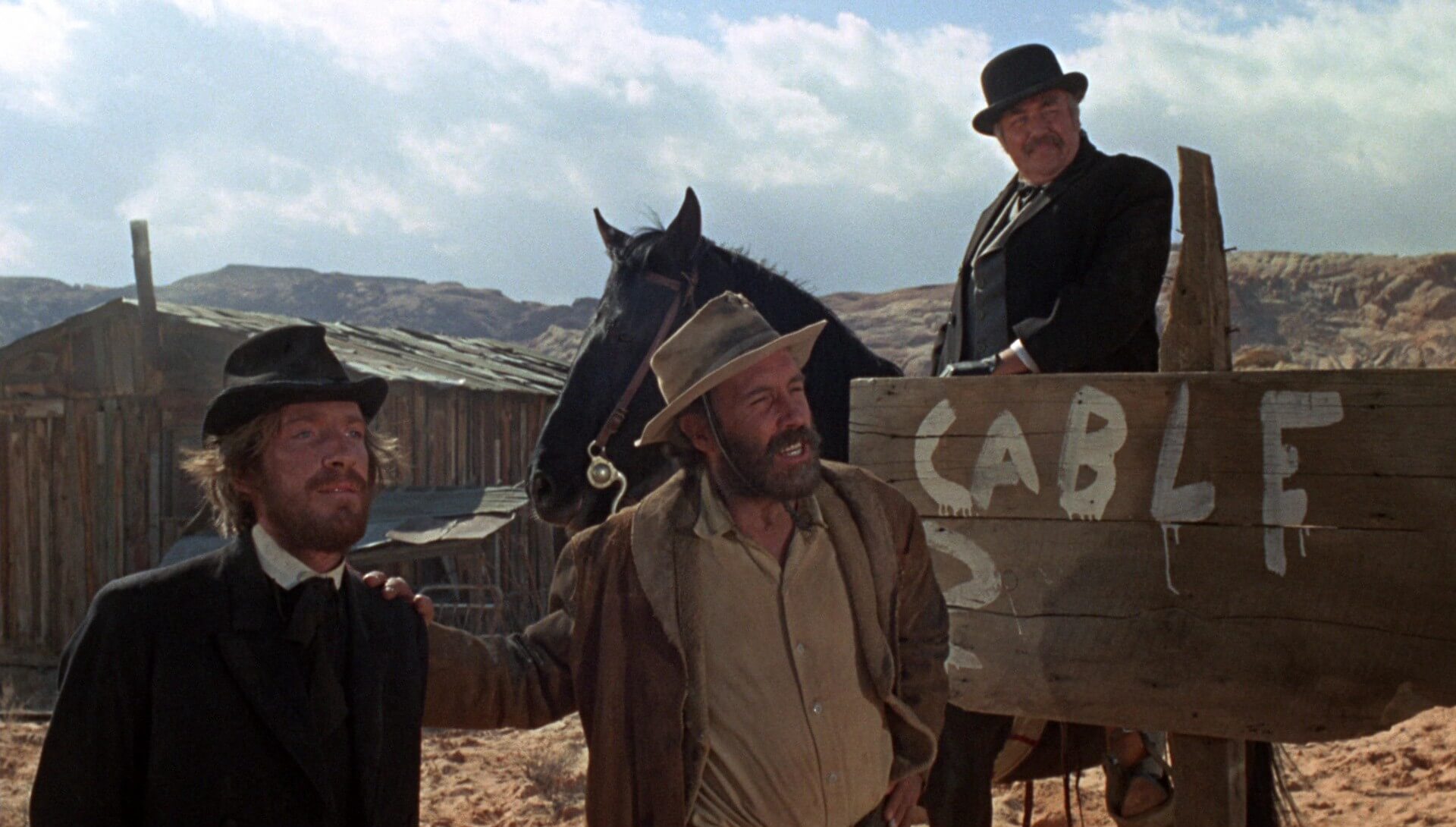 David Warner, Jason Robards and Peter Whitney. The Ballad of Cable Hogue (1970; Sam Peckinpah)