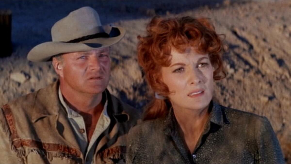 Brian Keith & Maureen O'Hara. The Deadly Companions (1961; Sam Peckinpah).