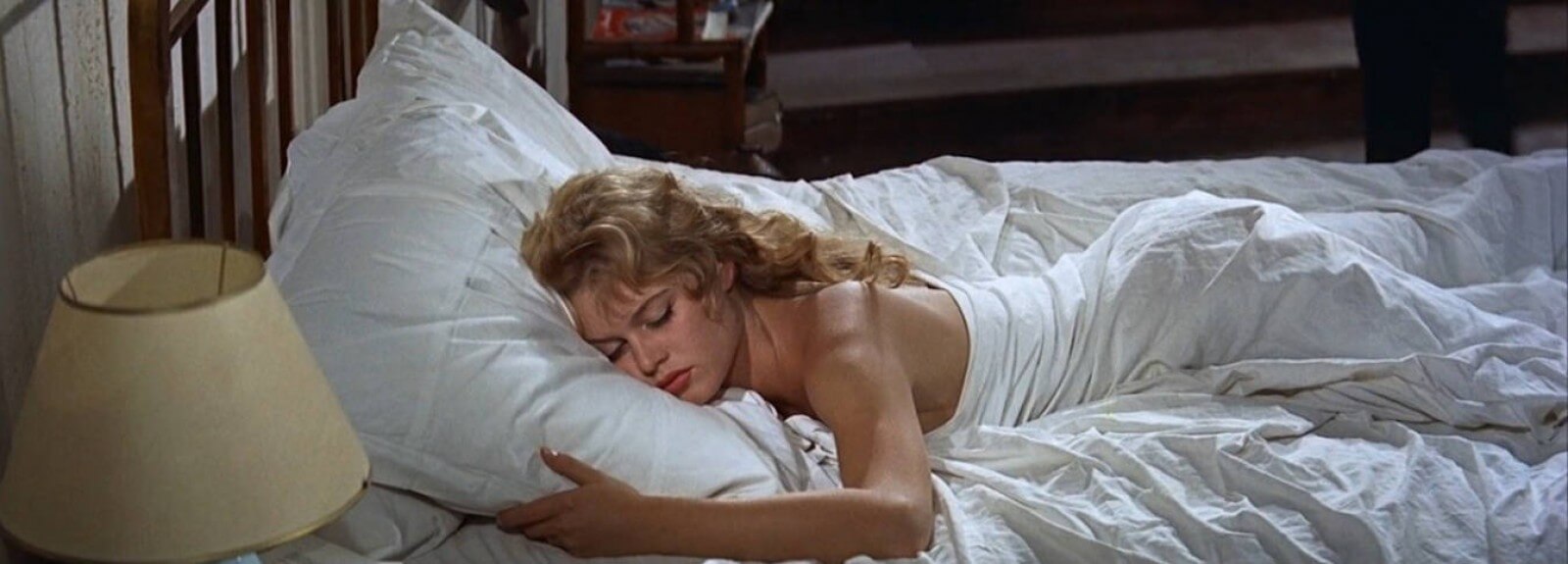And God Created Woman brigitte bardot in a bed