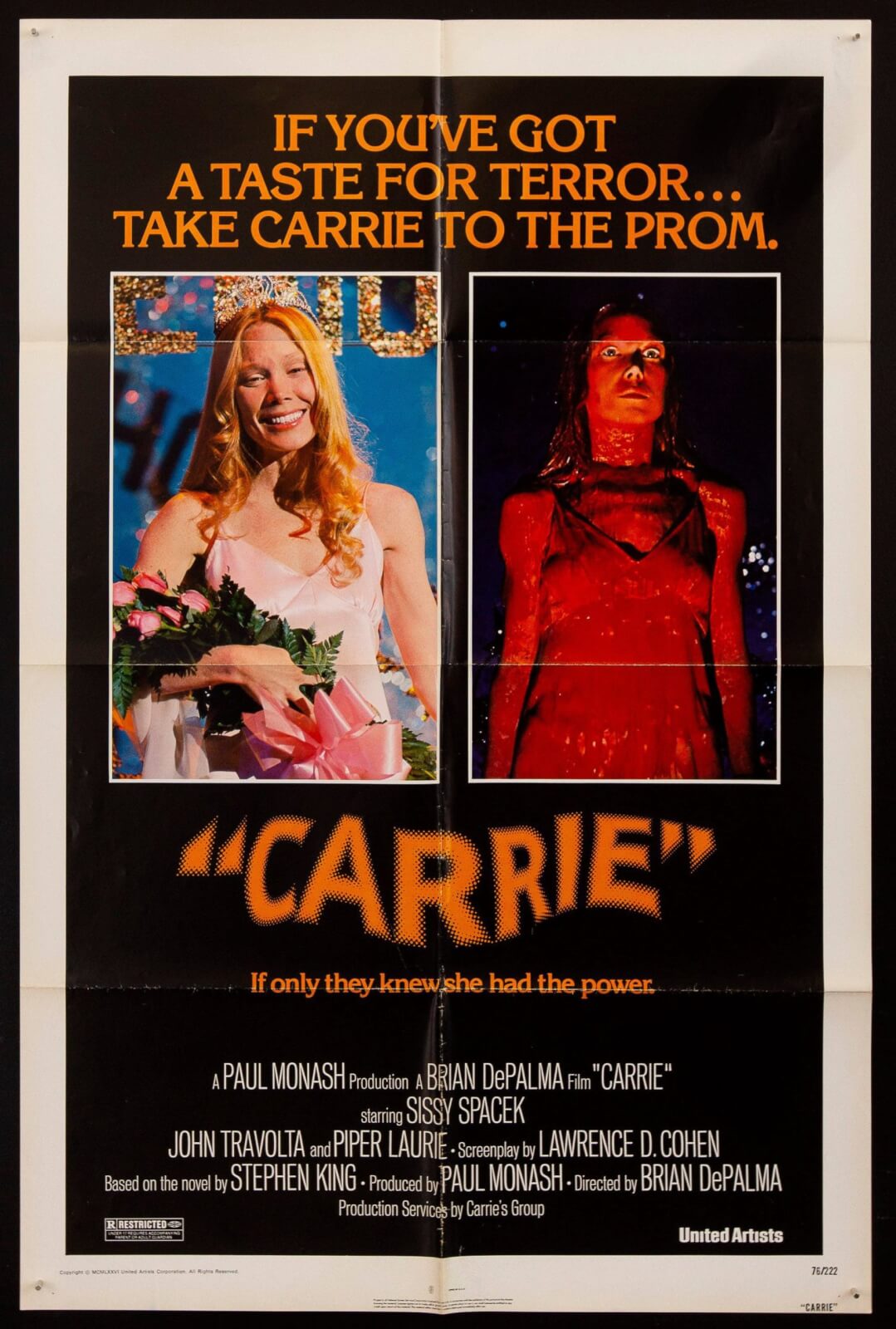 carrie movie poster