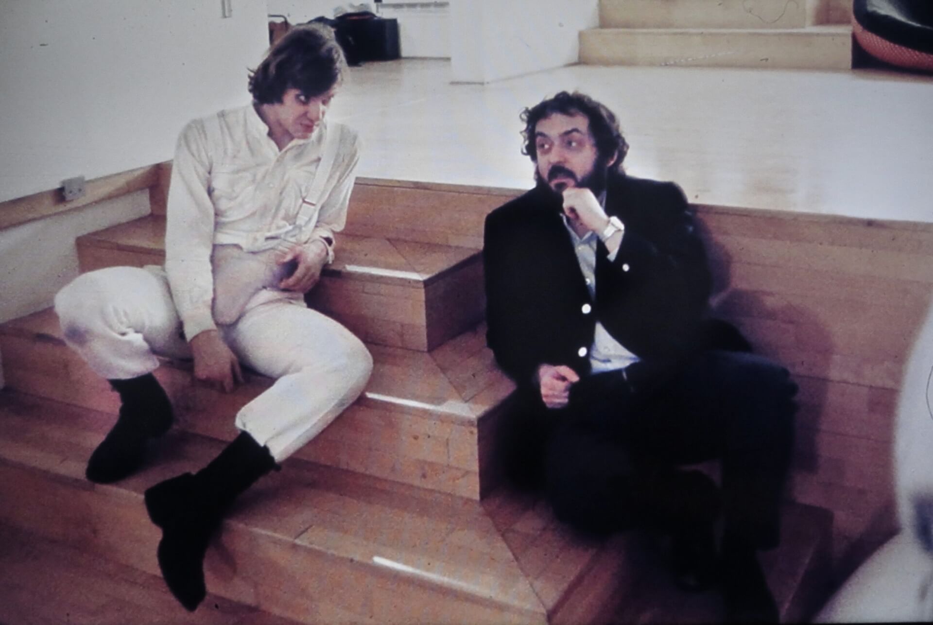 a clockwork orange stanley kubrick on set