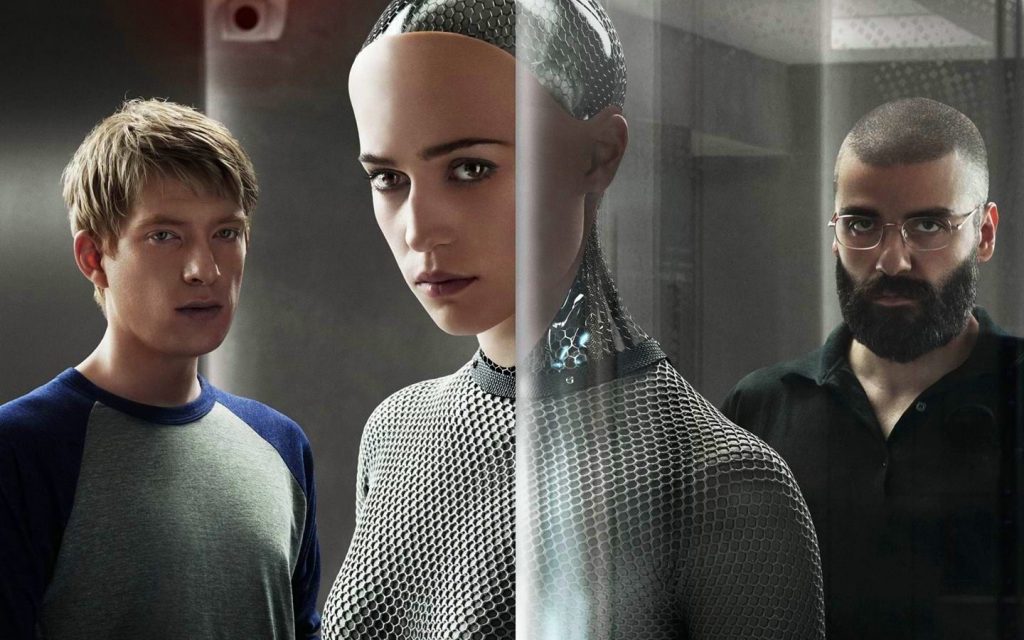 ex machina domhnall gleeson alicia vikander oscar isaac