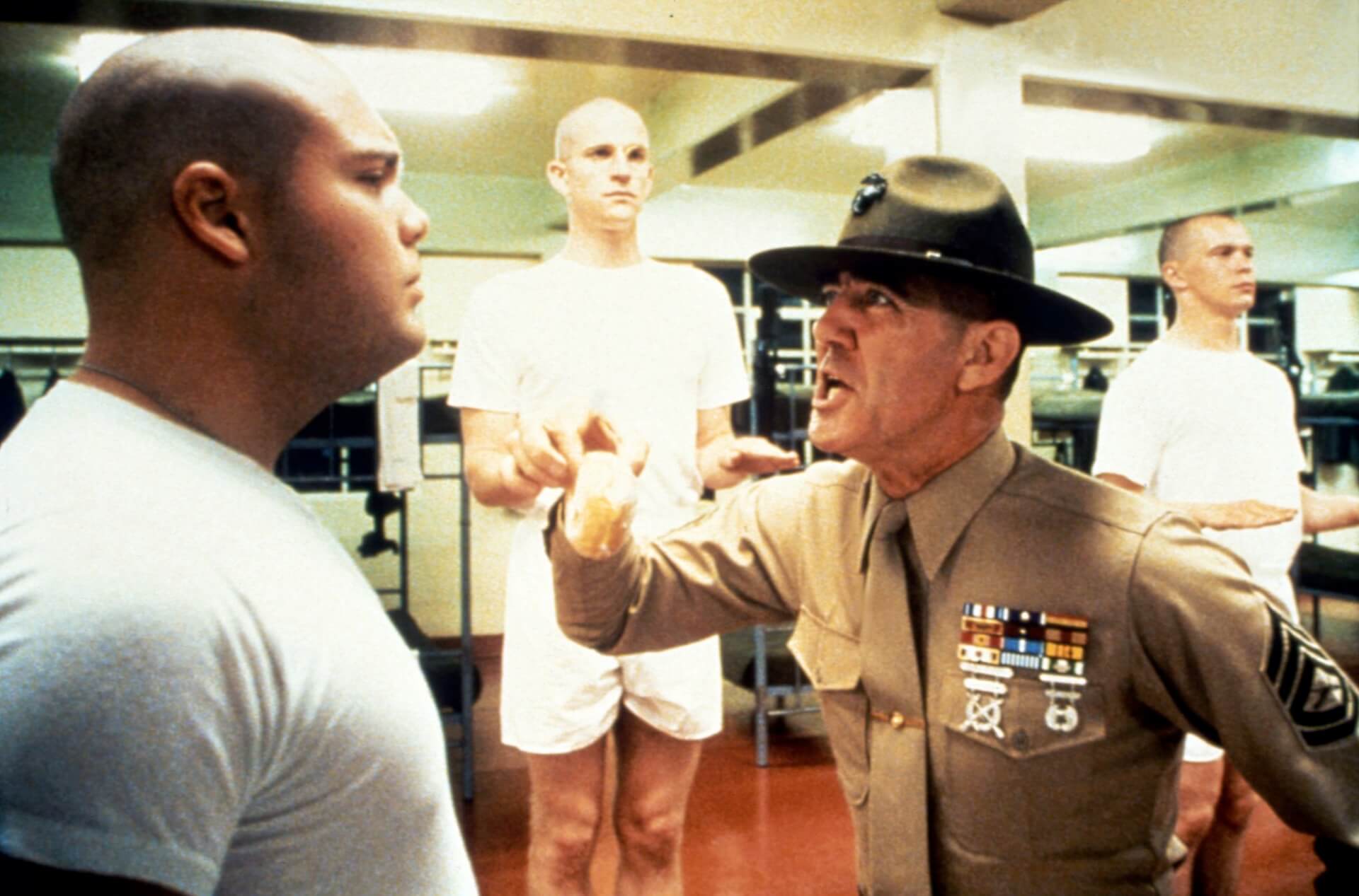 FULL METAL JACKET Vincent d'Onofrio Matthew Modine R.Lee Ermey.