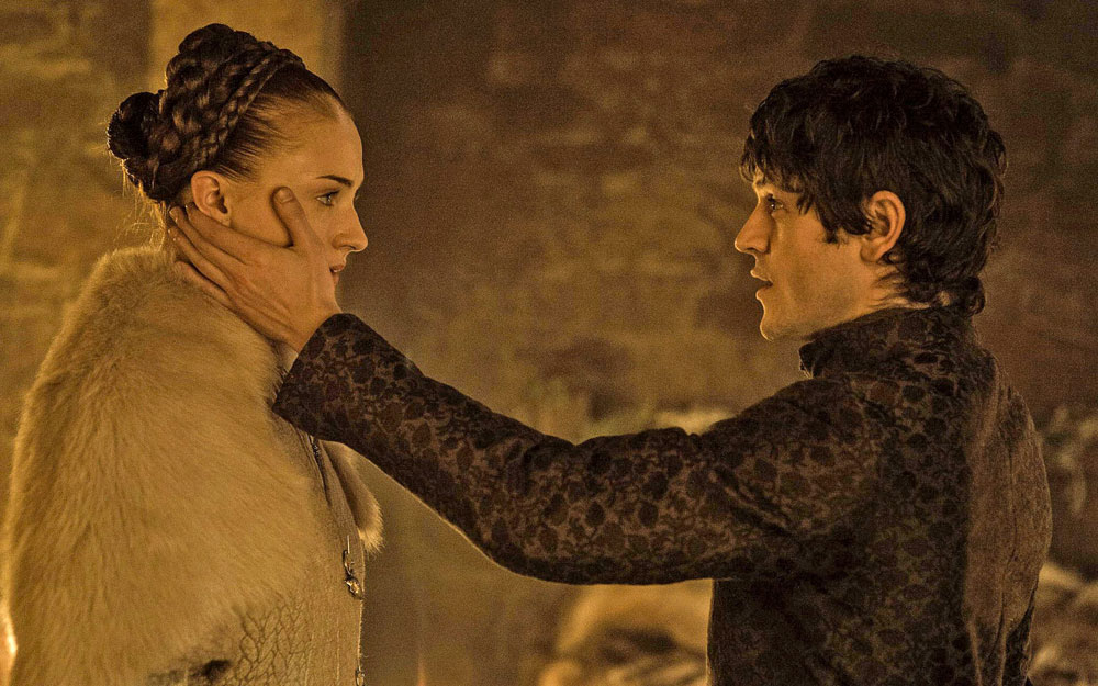 Game of Thrones sansa stark ramsey bolton sophie turner ivan rheon