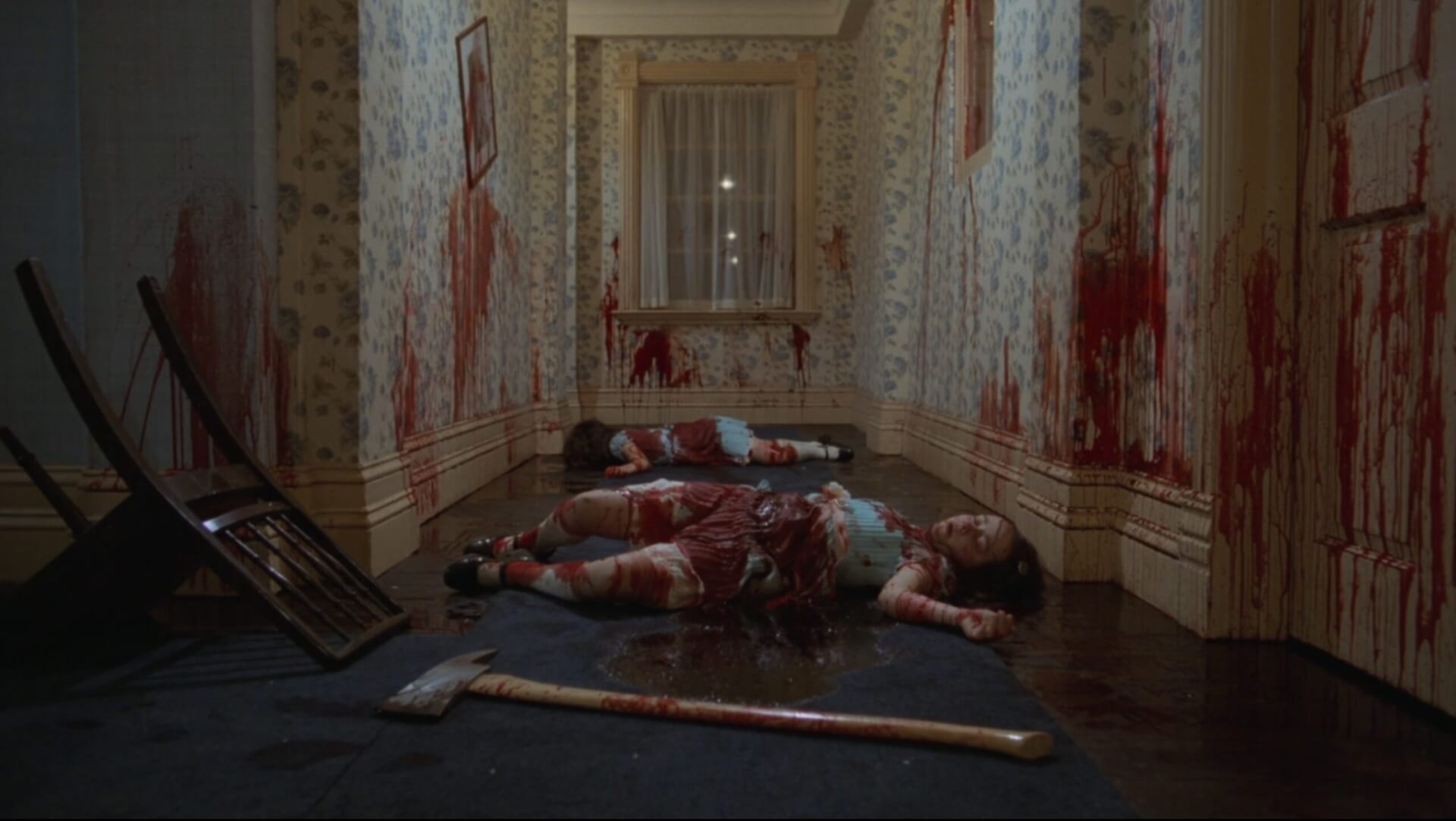 the shining twins dead in a pool of blood