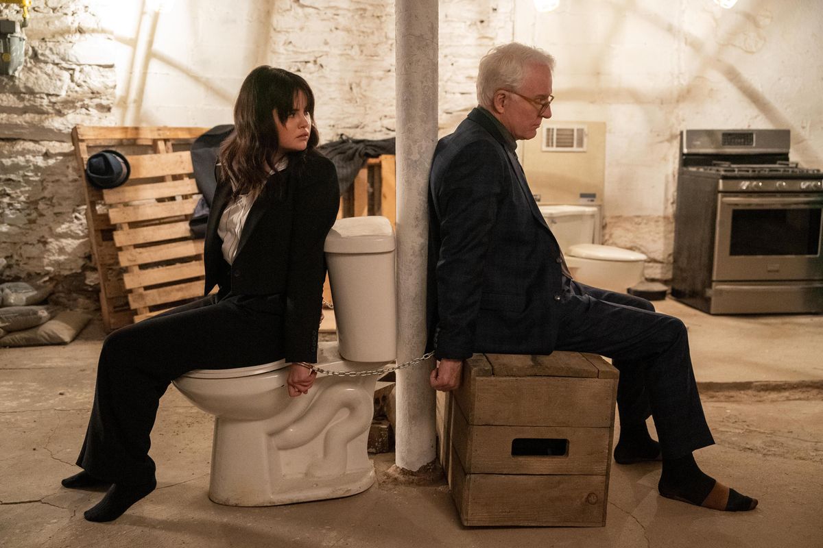 Only Murders in a Building selena gomez steve martin chained