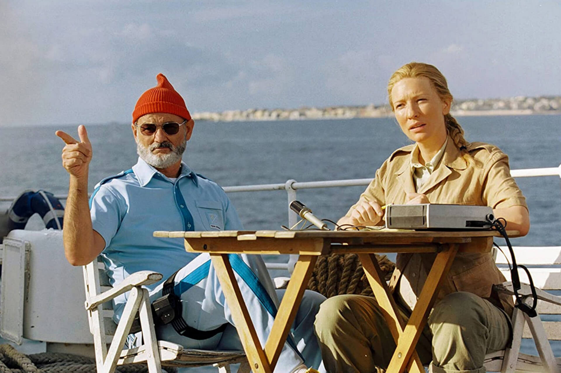 THE LIFE AQUATIC WITH STEVE ZISSOU Bill Murray Cate Blanchett