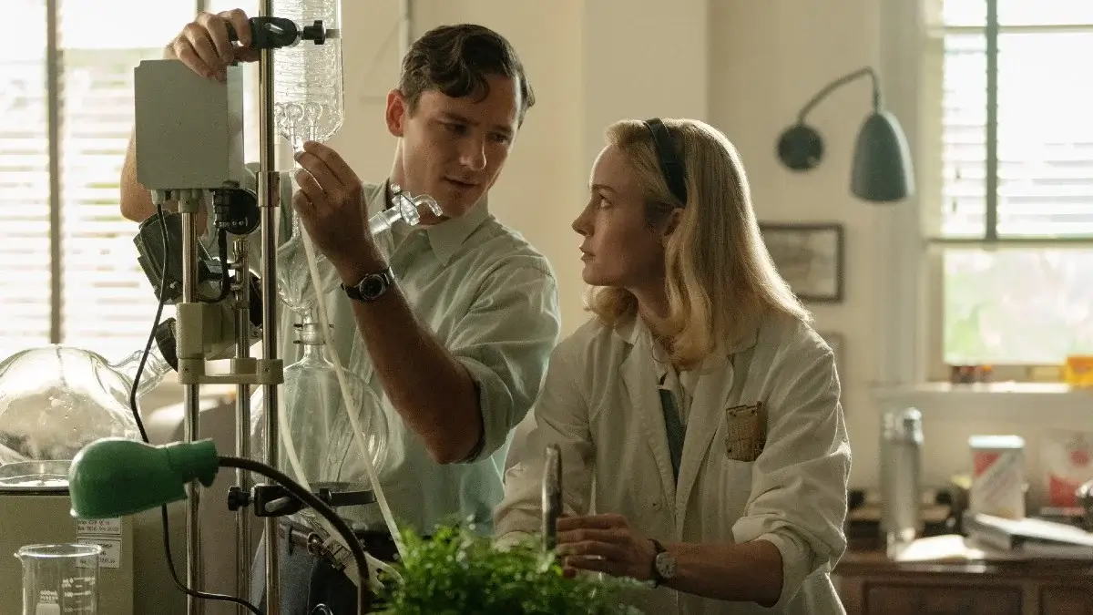 Lessons in Chemistry Brie Larson Lewis Pullman