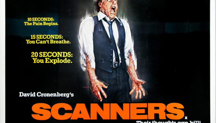 SCANNERS. Yeah, a horror movie with THAT scene