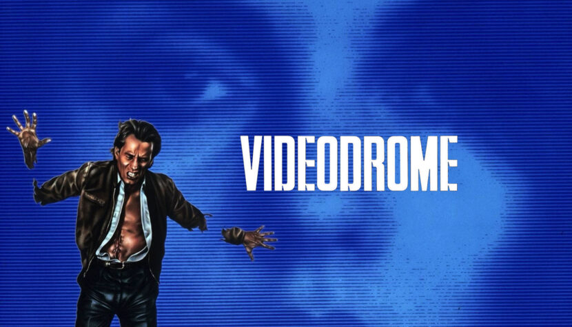 VIDEODROME. Body horror of your face glued to a screen