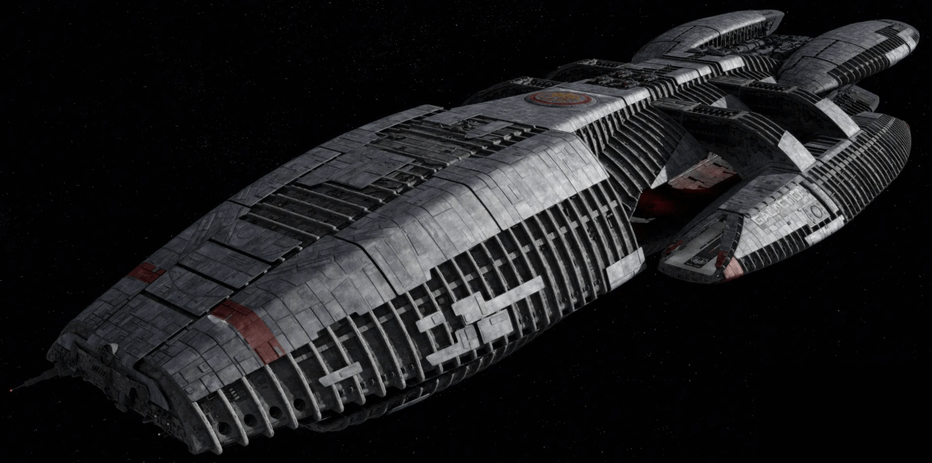 Battlestar Galactica spaceship