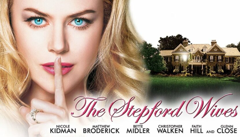 THE STEPFORD WIFES. Ruthless social satire in a guise of science fiction