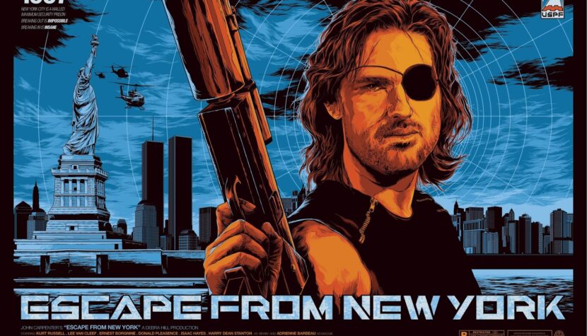 ESCAPE FROM NEW YORK. As fresh and futuristic sci-fi as ever