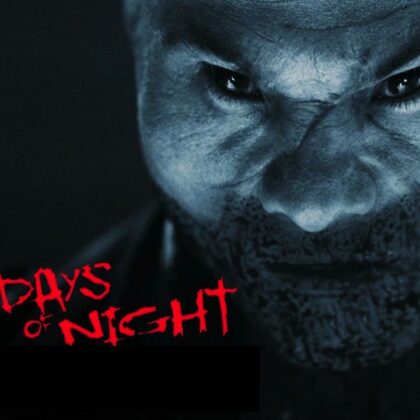30 DAYS OF NIGHT. Vampires bite, people shoot, blood flows..