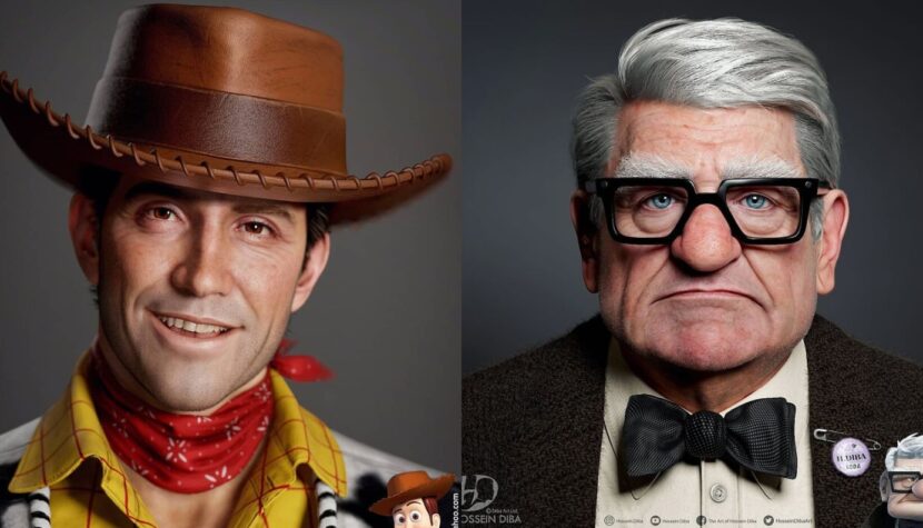 How would characters from PIXAR movies look in reality? Realistic portraits