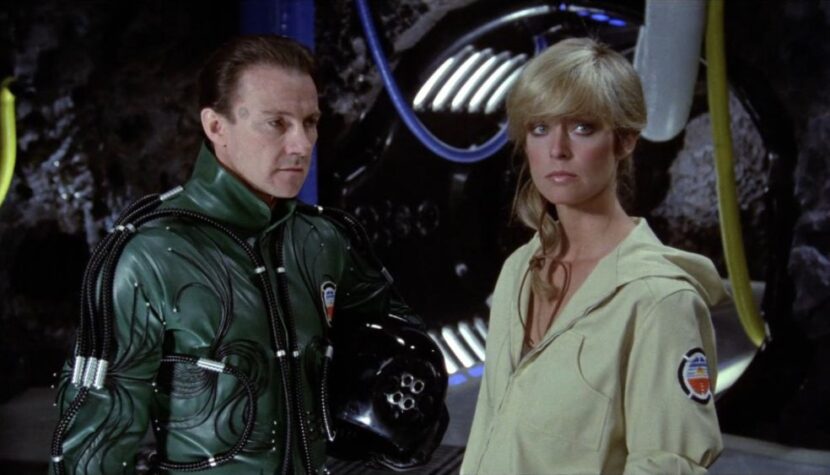 SATURN 3. Campy science fiction with a star-studded cast