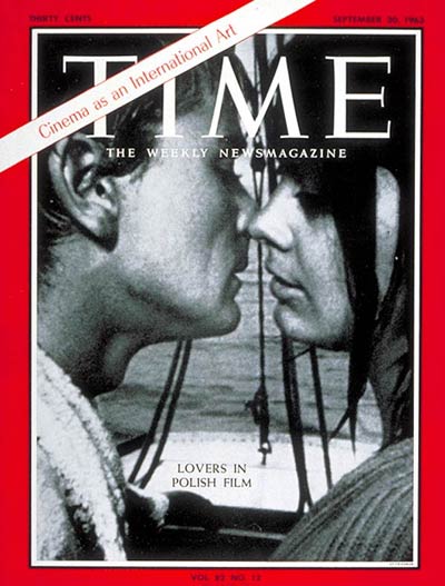 Knife in the Water Nóż w wodzie Time magazine cover
