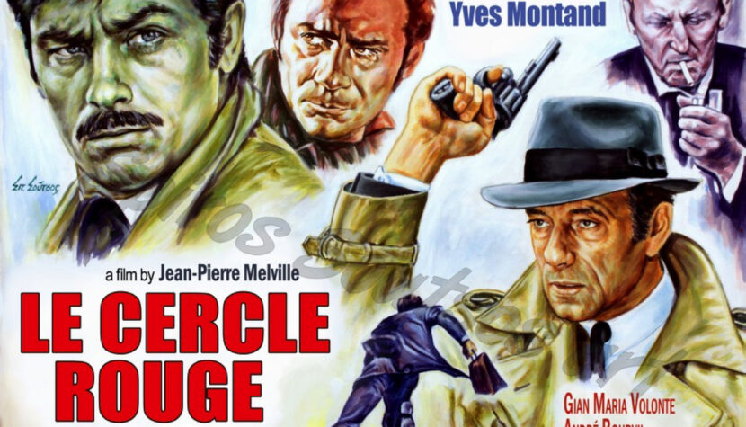 RED CIRCLE. Excellent French classic crime movie