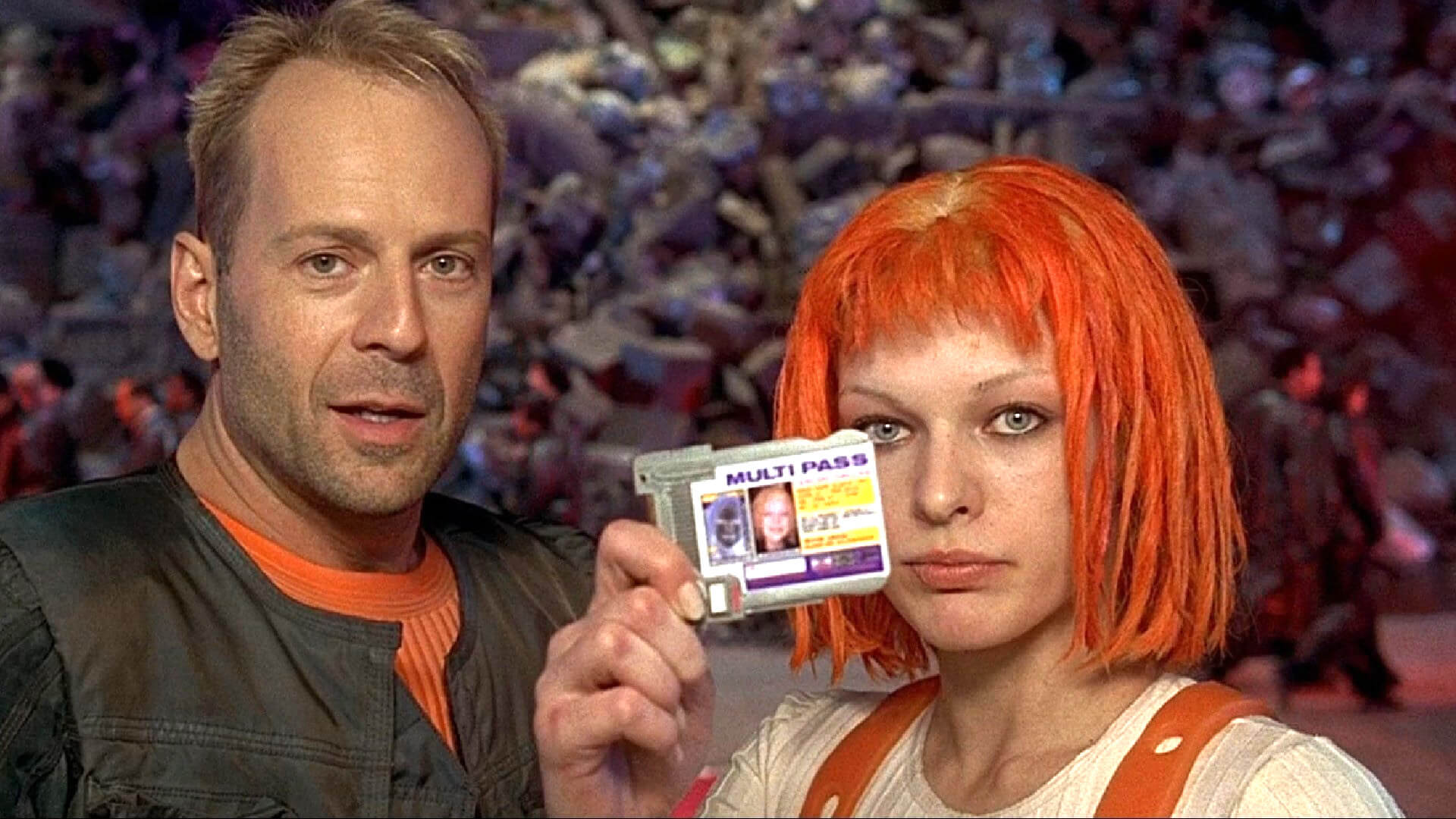 The Fifth Element Bruce Willis Milla Jovovich