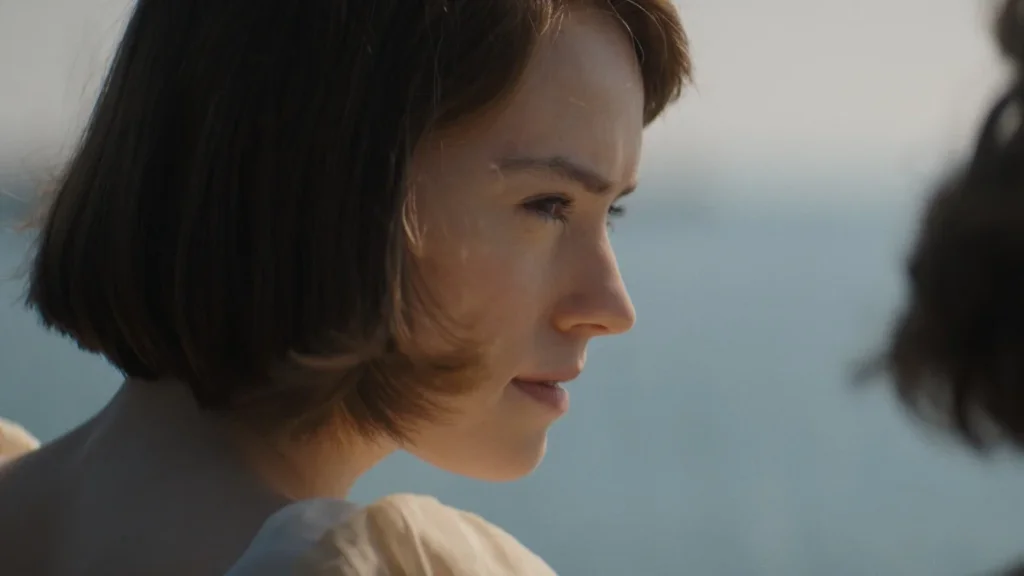 young woman and the sea