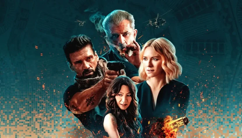 BOSS LEVEL. Frank Grillo and Mel Gibson in a top-notch sci-fi action film