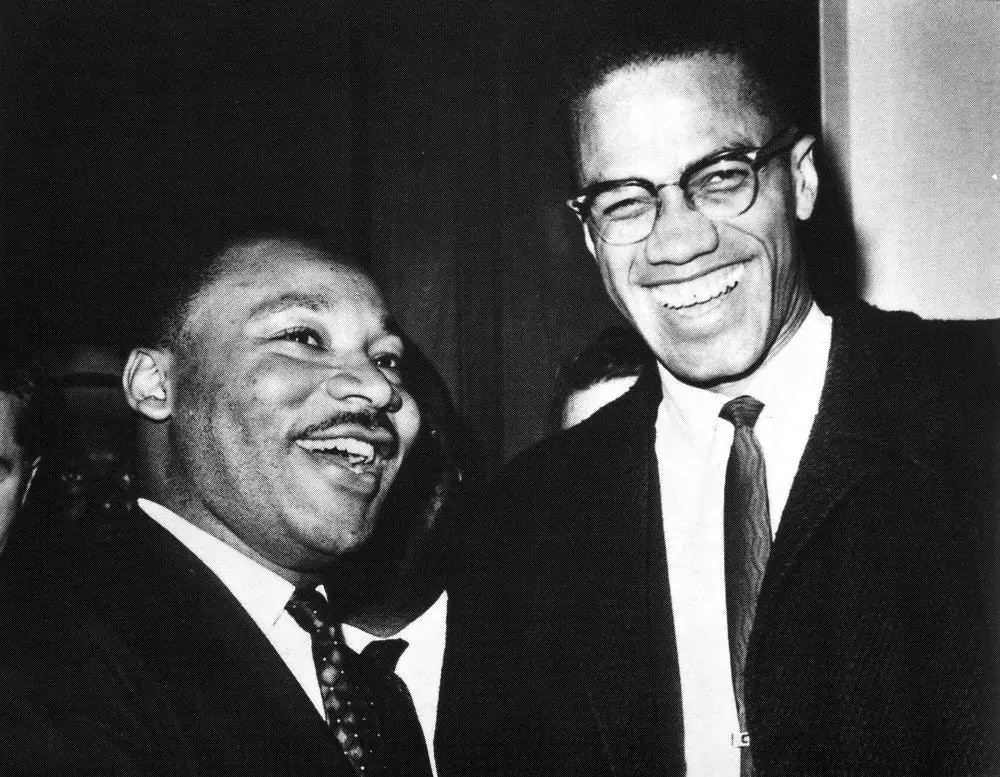 Martin Luther King and Malcolm X