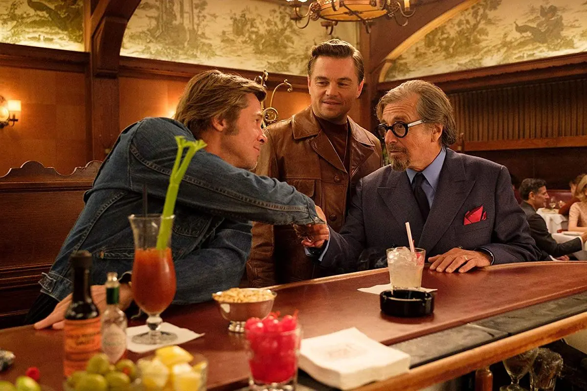 Once Upon a Time in... Hollywood Brad Pitt Leonardo DiCaprio Al Pacino