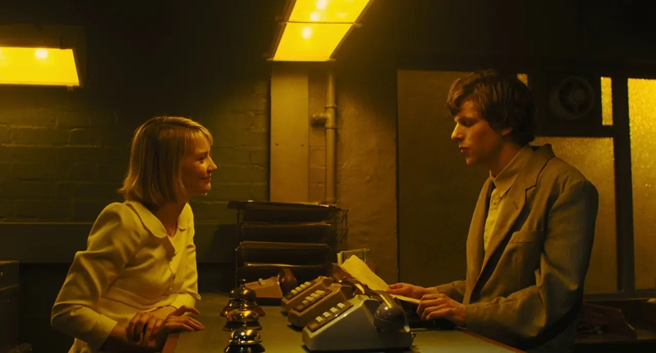 The Double, Mia Wasikowska, Jesse Eisenberg