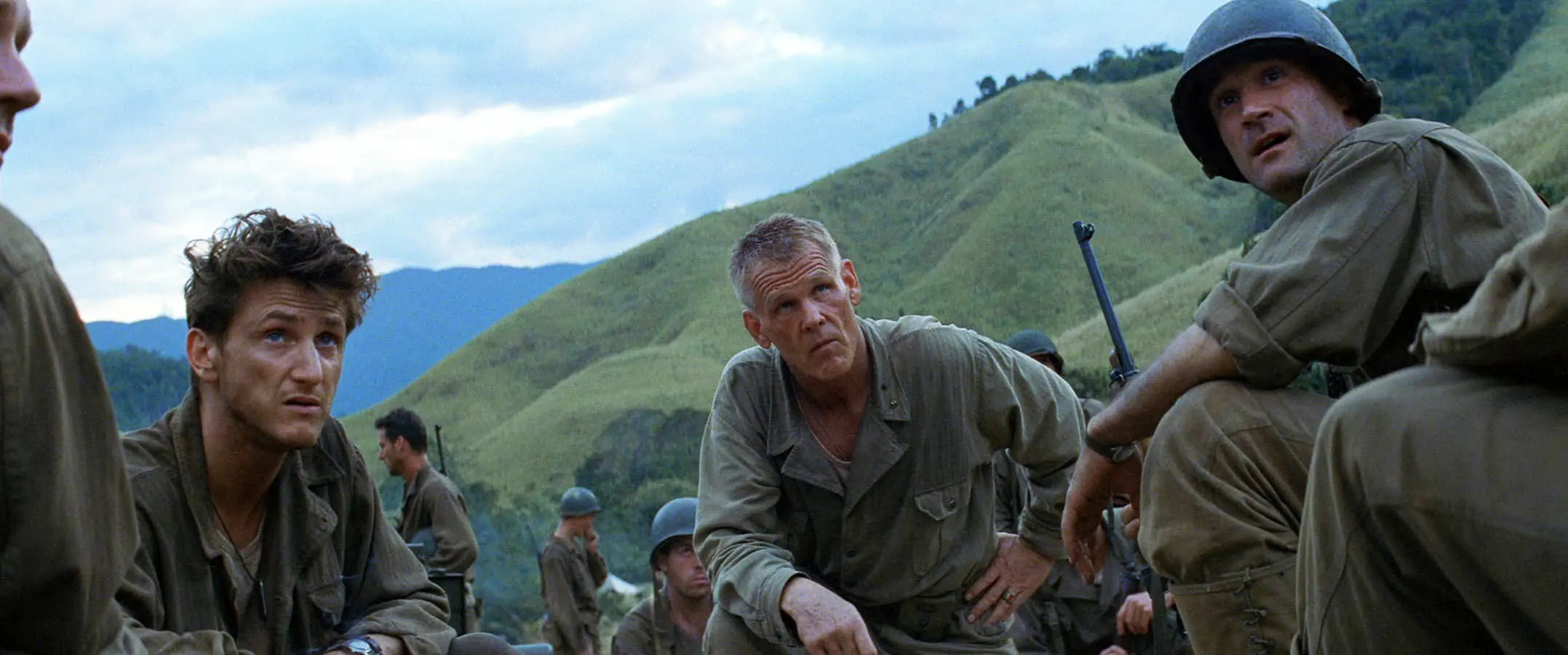 The Thin Red Line Sean Penn Nick Nolte Bill Pullman