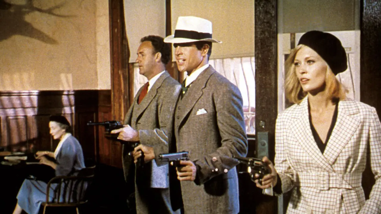 Bonnie and Clyde Warren Beatty Faye Dunaway Gene Hackman