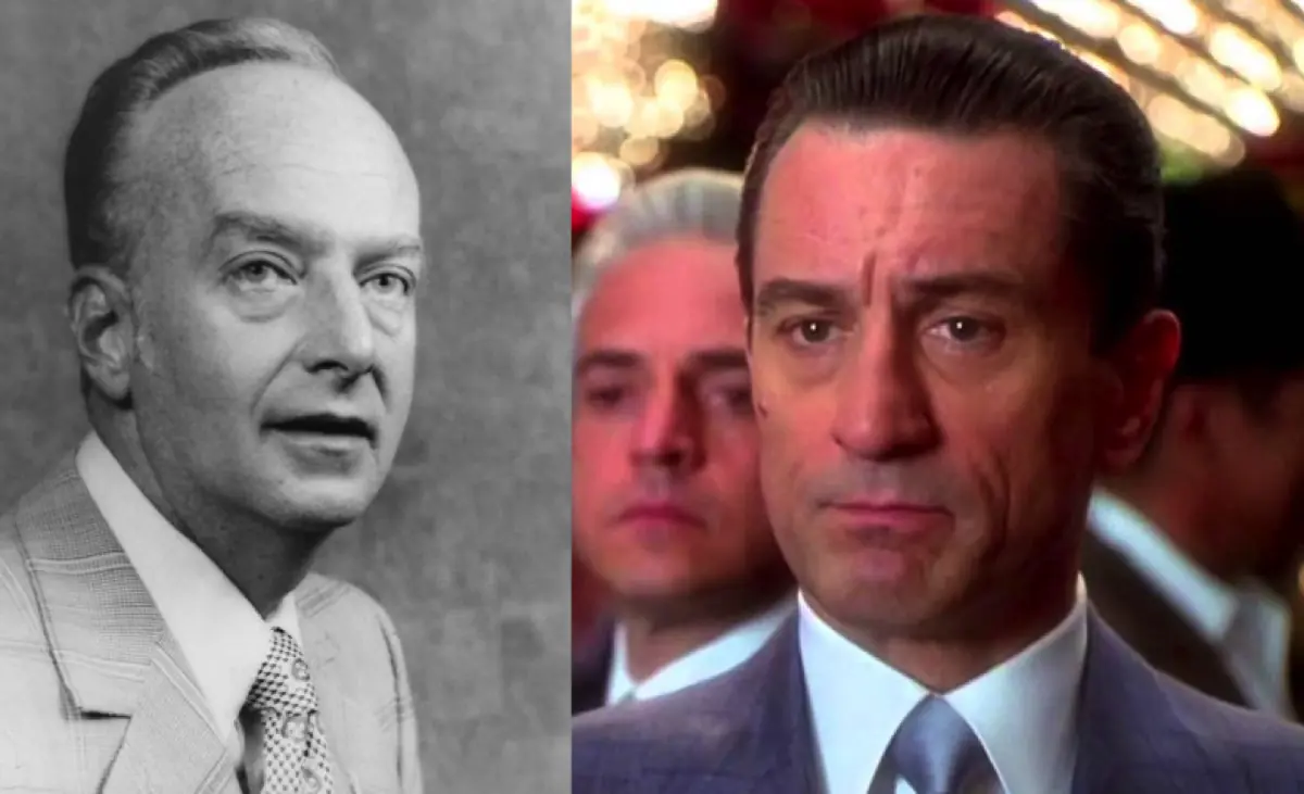 Frank Rosenthal and Sam 'Ace' Rothstein played by Robert De Niro in Casino