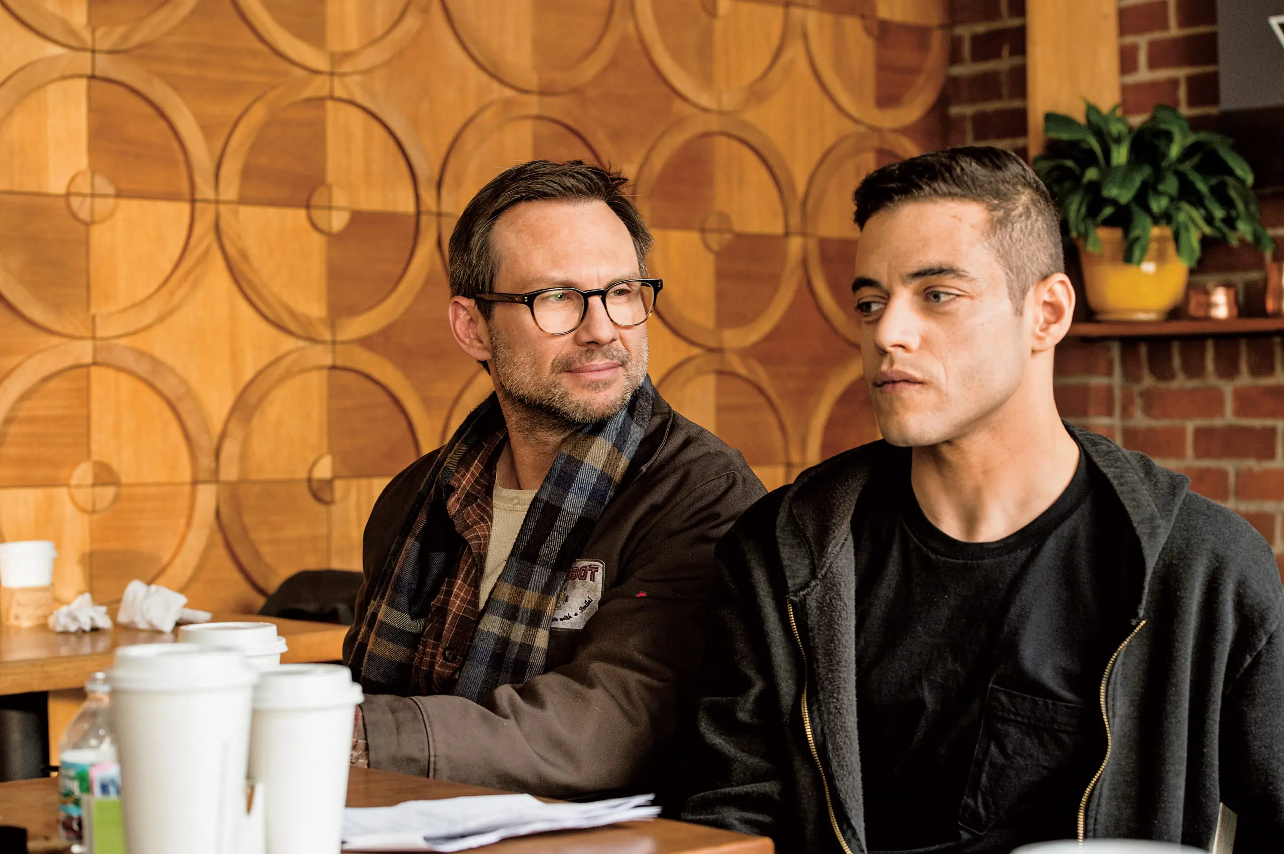 Mr. Robot Christian Slater Rami Malek