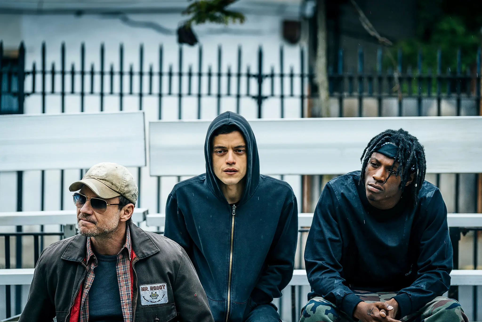 Mr. Robot Christian Slater Rami Malek Joey Bada$$