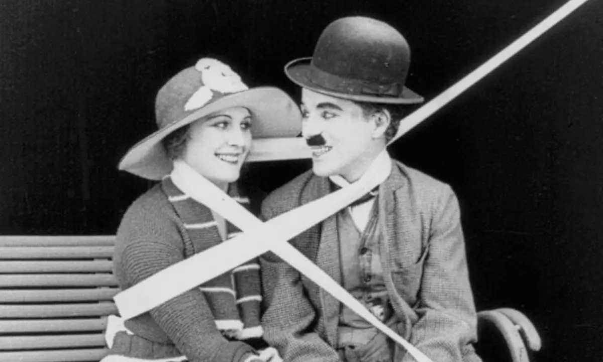 Charlie Chaplin and Edna Purviance