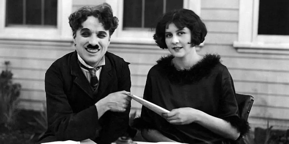 Charlie Chaplin and Lita Grey