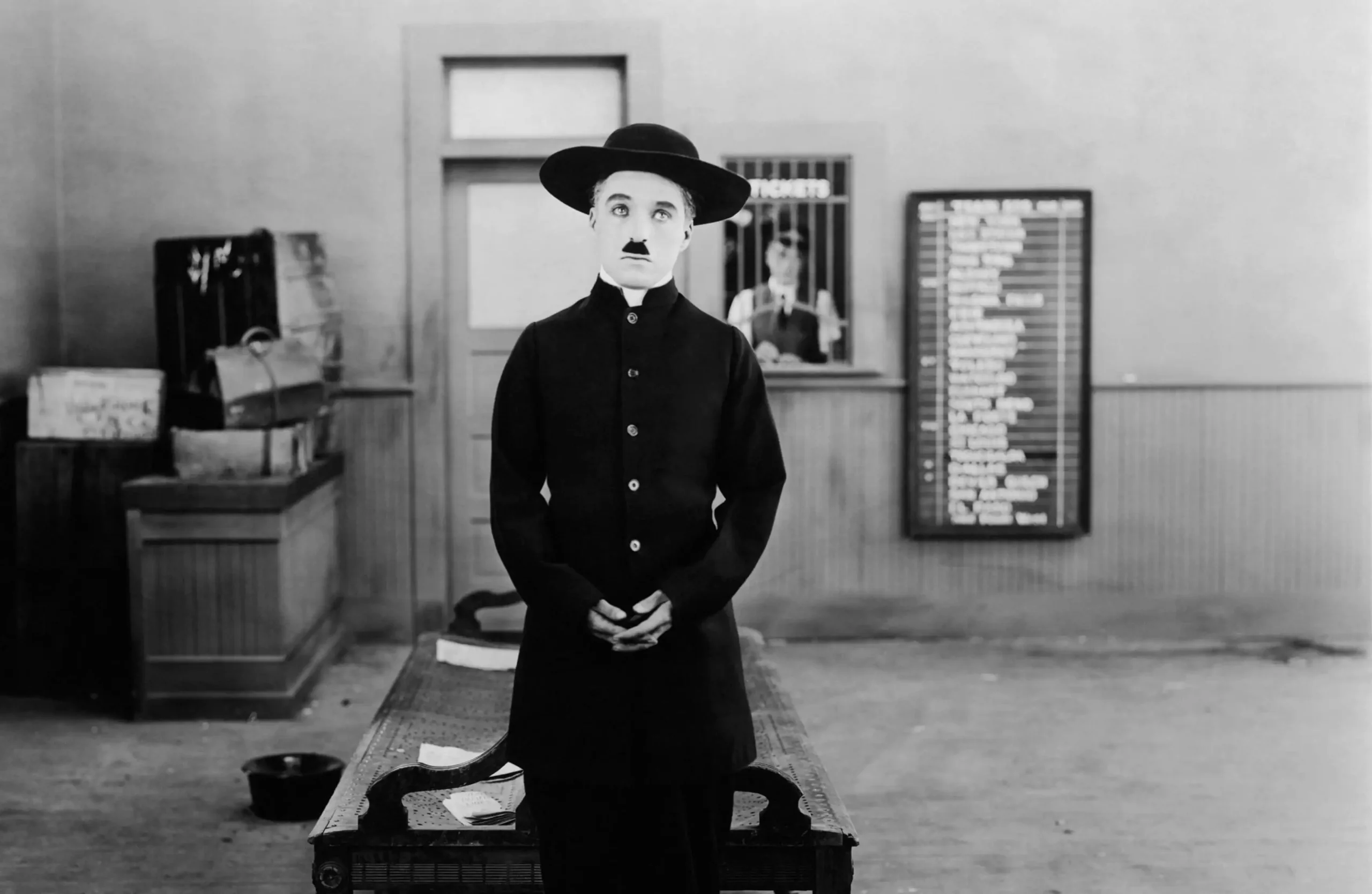 Charlie Chaplin in The Pilgrim