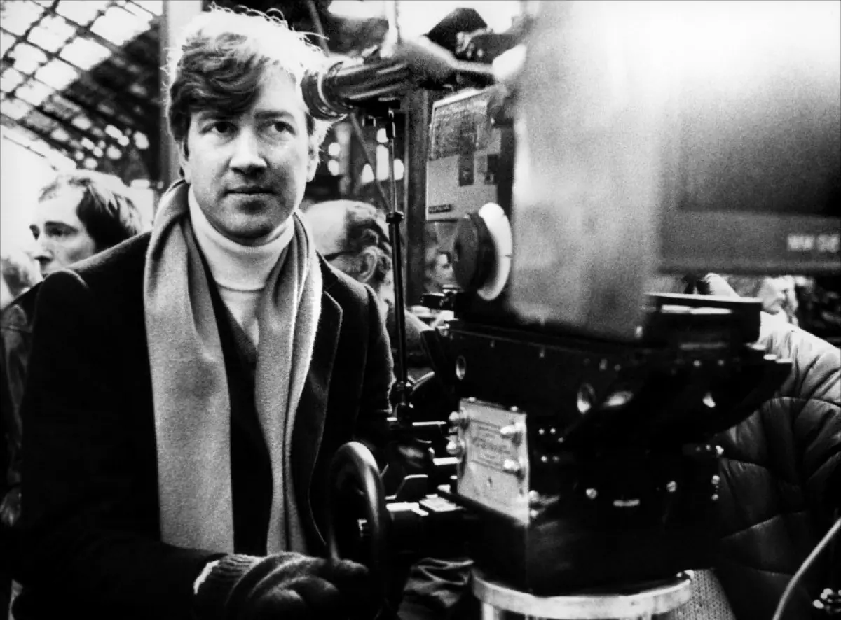 David Lynch on the set of The Elephant Man