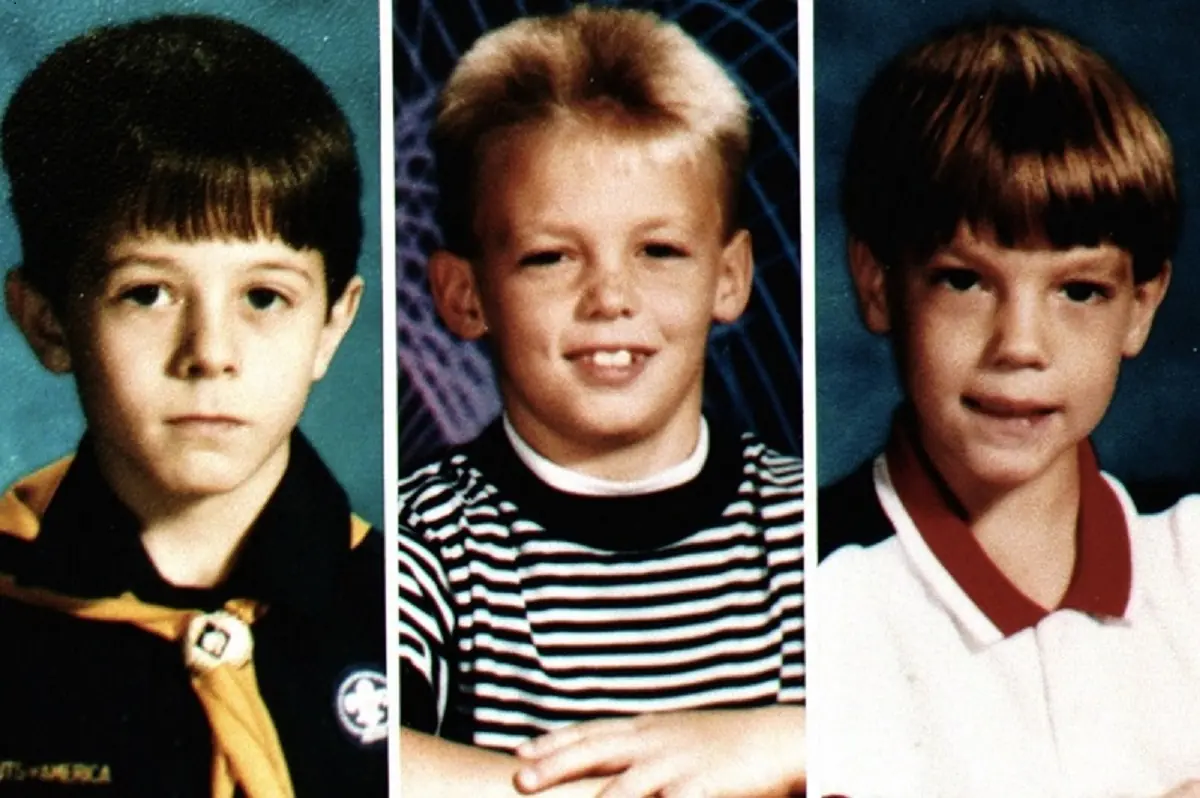 The victims from West Memphis, from left to right: Michael Moore, Stevie Branch, Chris Byers