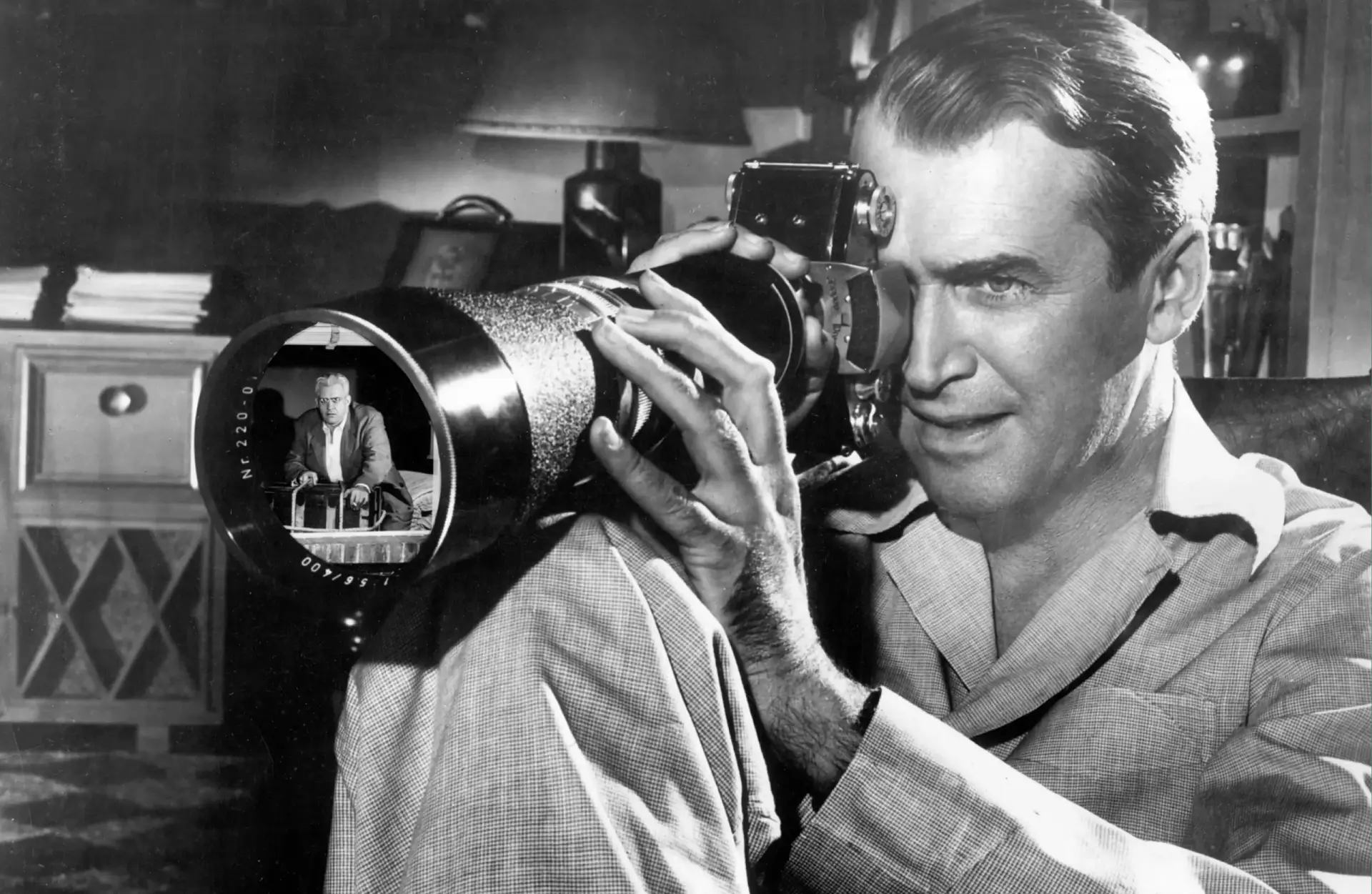 Rear Window, James Stewart