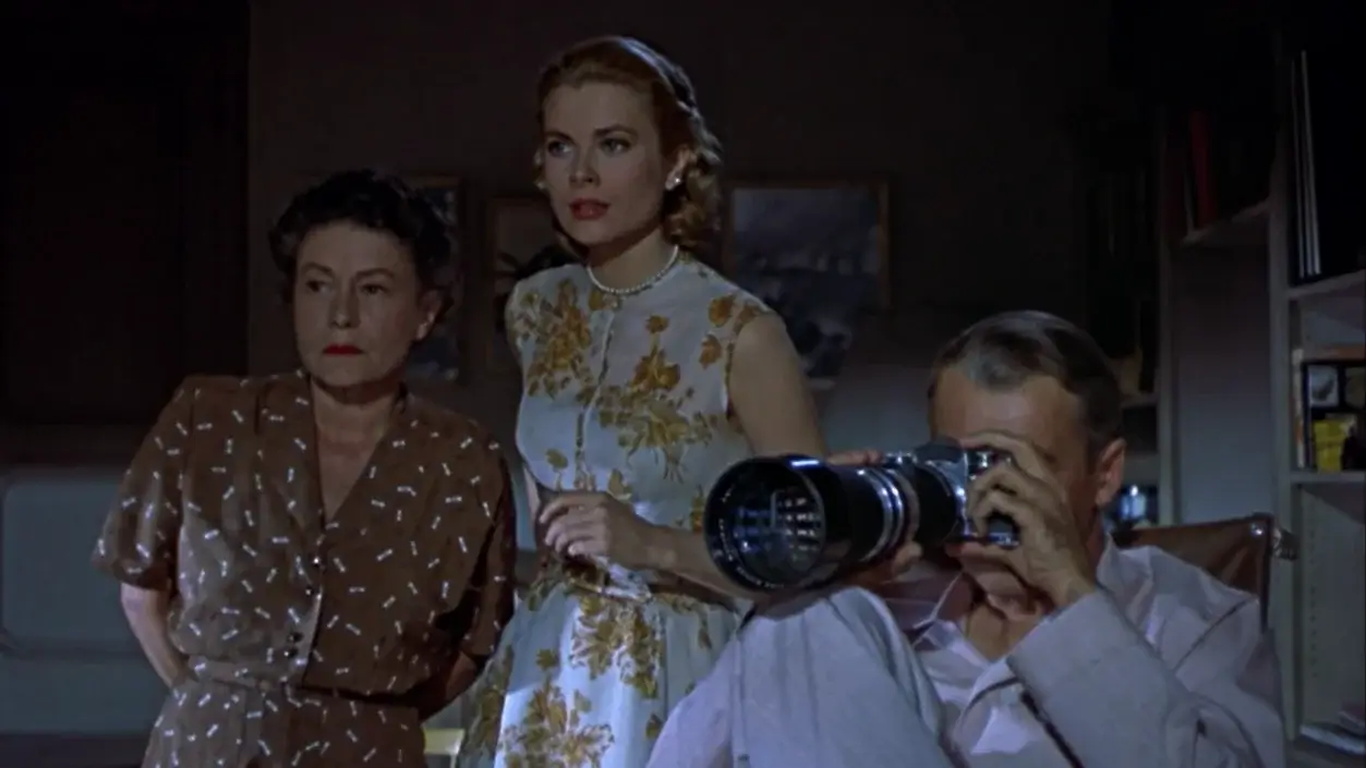 Rear Window, James Stewart, Grace Kelly, Thelma Ritter