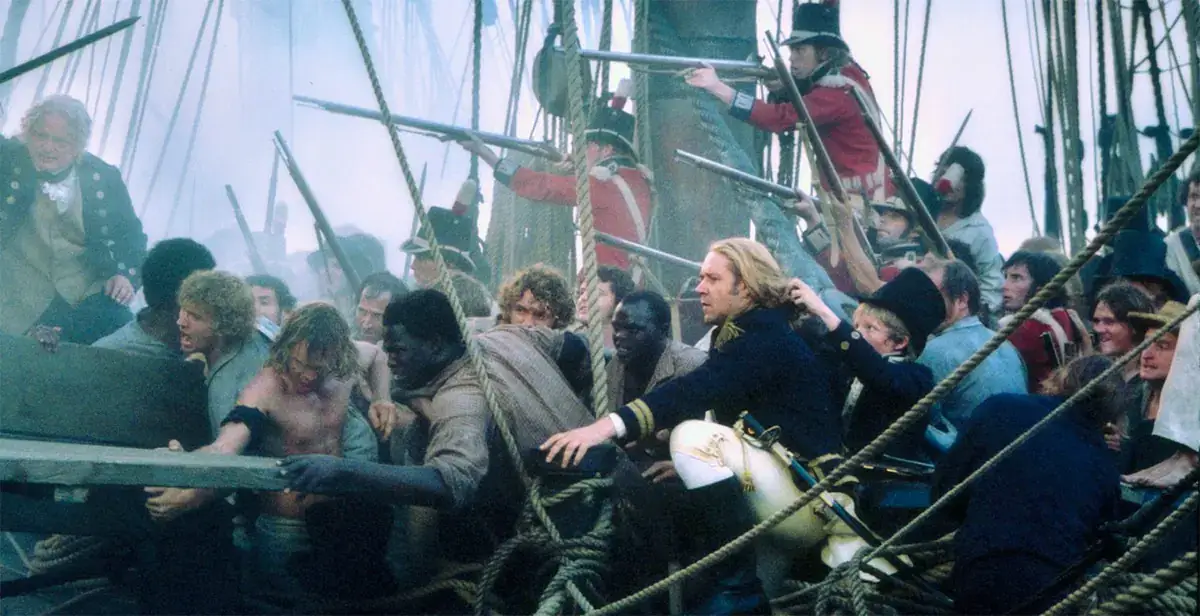 MASTER AND COMMANDER: THE FAR SIDE OF THE WORLD, Russell Crowe