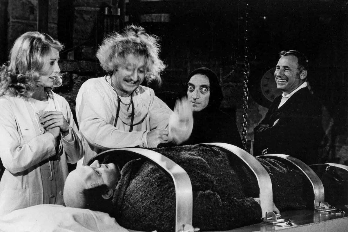 Young Frankenstein, Gene Wilder, Teri Garr, Marty Feldman, Mel Brooks