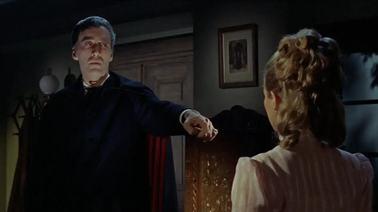 Dracula, Prince of Darkness, Christopher Lee, Suzan Farmer