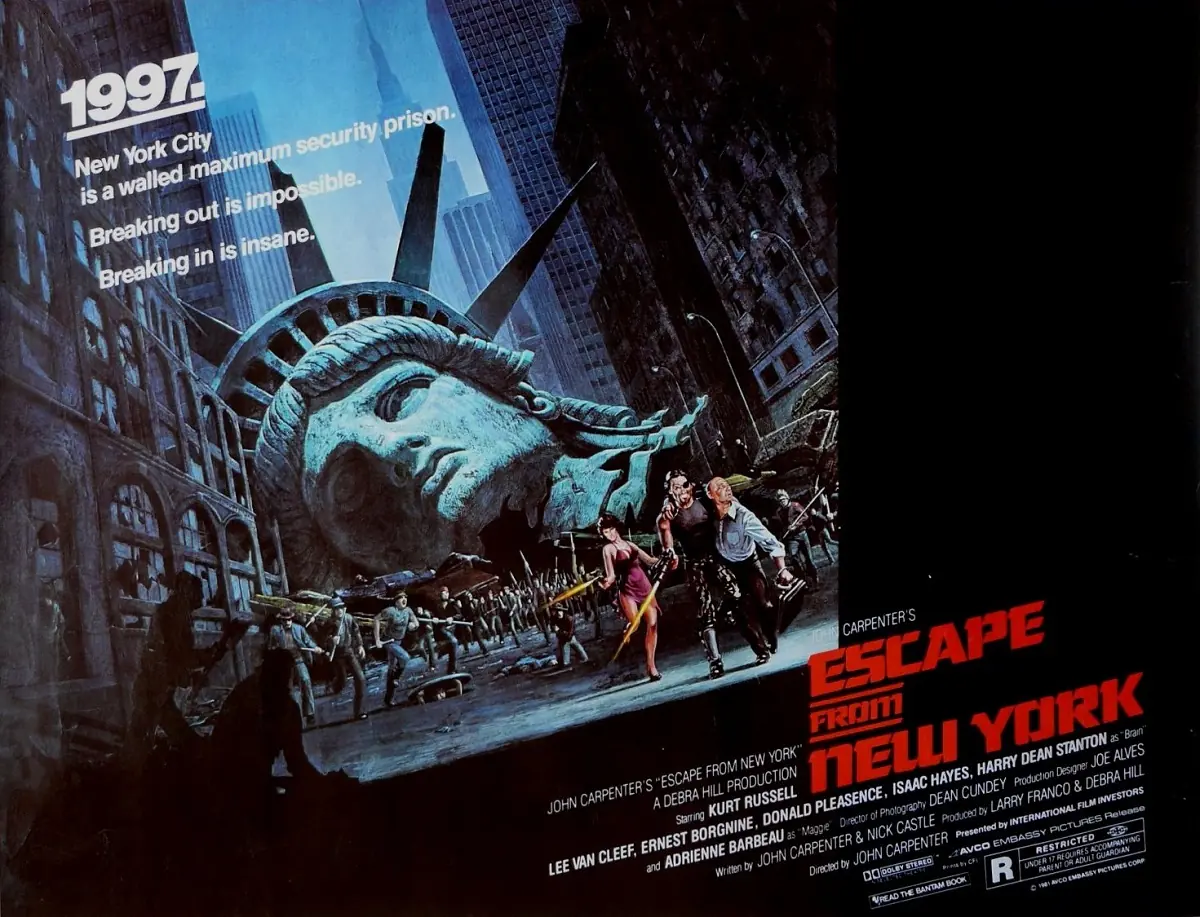 escape from new york, statue of liberty