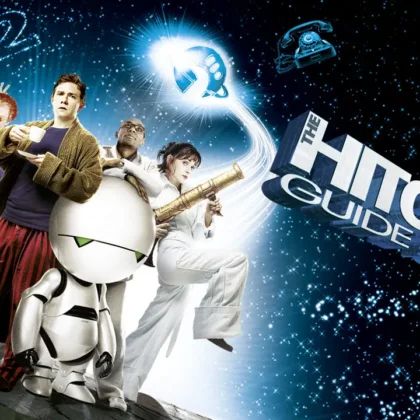 THE HITCHHIKER’S GUIDE TO THE GALAXY. Funny and Smart