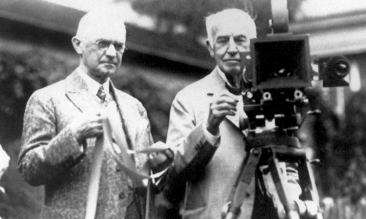 Thomas Edison and his camera design