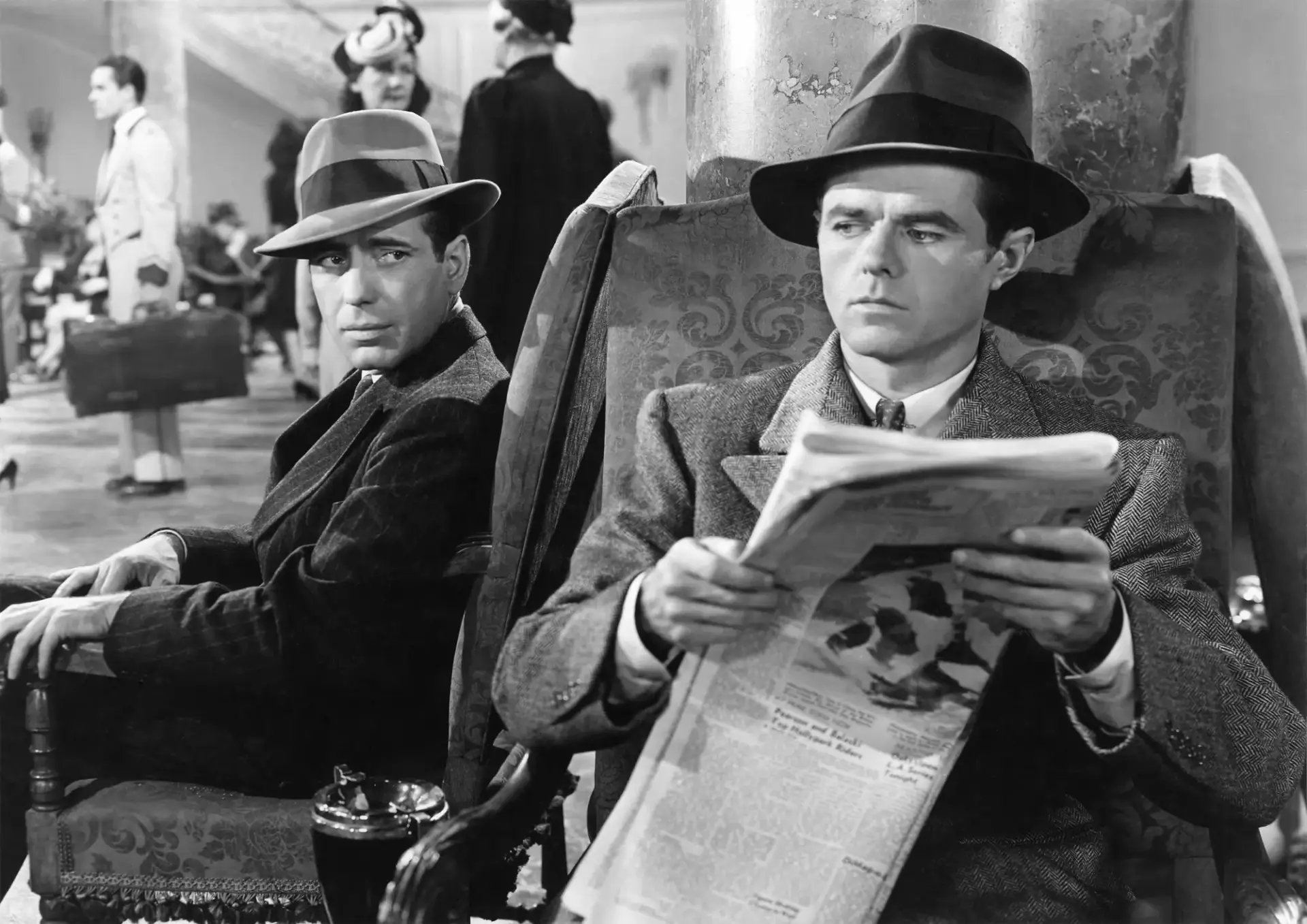 The Maltese Falcon, Humphrey Bogart, Elisha Cook Jr.